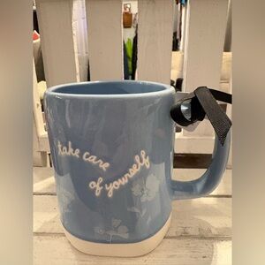 Rae Dunn Blue Mug with Uplifting Message